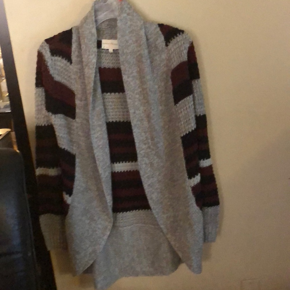 Tri color sweater